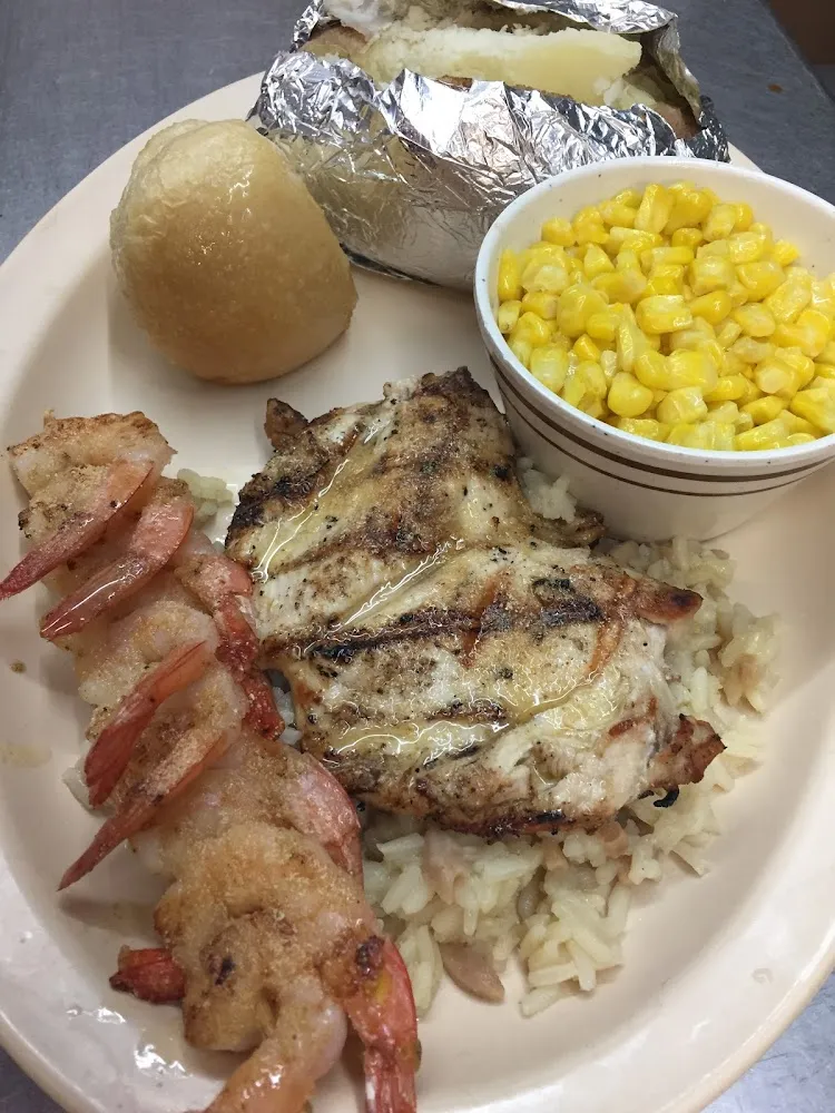 Chicken and Shrimp Dinner